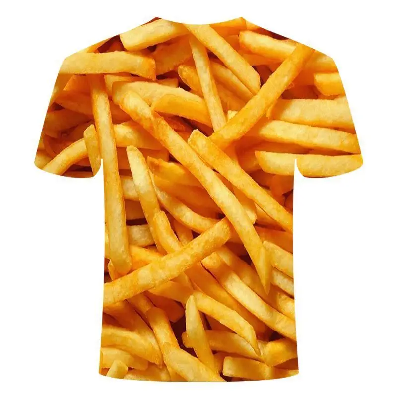 Naujas 3d T -Shirt Vyrai 'S Alaus /Hamburger /Pokerio Hip-Hop' O-Kaklo trumpomis Rankovėmis Vyrams /Moterims T -Shirt Atspausdintas T -Shirt Viršų