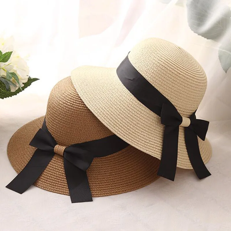 MAERSHEI vasaros šiaudų skrybėlę moterys didelis, platus kraštų paplūdimio skrybėlę nuo saulės skrybėlę, sulankstomas visiškai nepraleidžia saulės spindulių UV apsauga panamos skrybėlė kaulų chapeu feminino