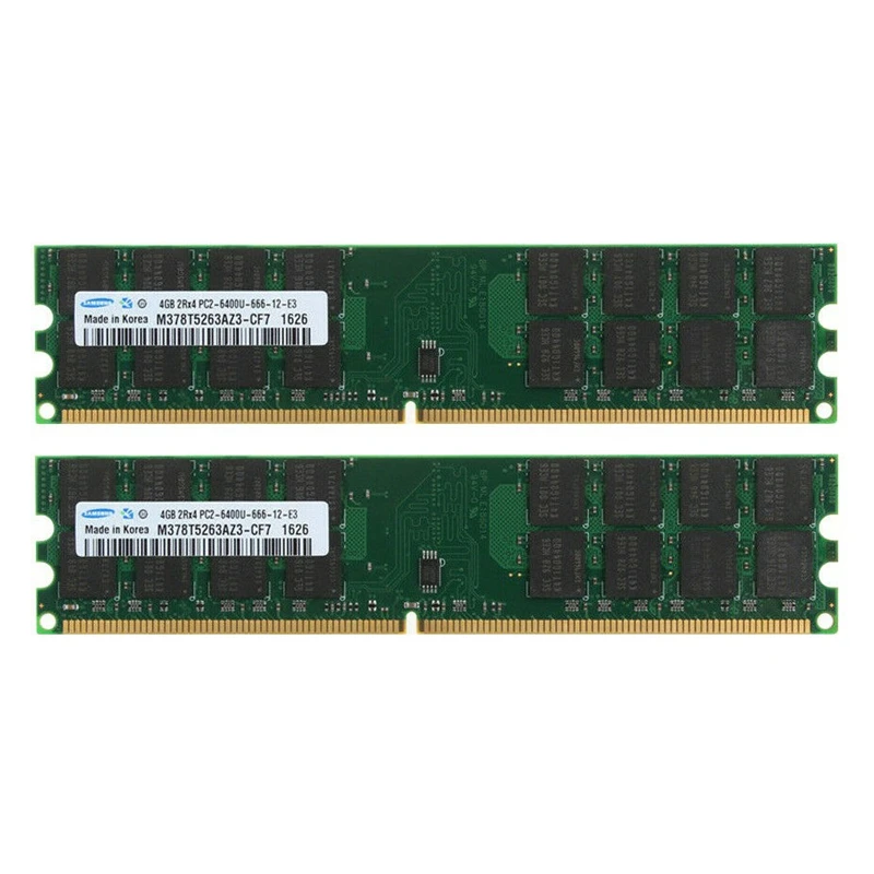 RAM DDR2 4GB 8GB 16GB 800MHz Darbalaukio Atminties Lustų rinkinys AMD CPU Plokštė PC2-6400 Atminties RAM, 240 Smeigtukai 1.8 V KOMPIUTERIO Atminties Modulis