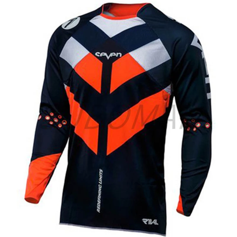 2021 moto dviračių jersey ilgomis rankovėmis jojimo enduro mtb marškinėliai kalnų t-shirt camiseta MX, motokroso, kalnų dviračiu dėvėti mtb Sevem