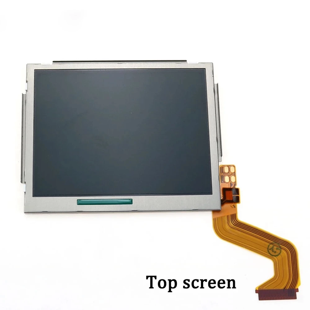 10vnt Originalus aukščiausios viršutinės LCD Apačioje Loewer LCD ekrano pakeitimas DSI Nintendo Už DSi For NDSI LCD ekranas
