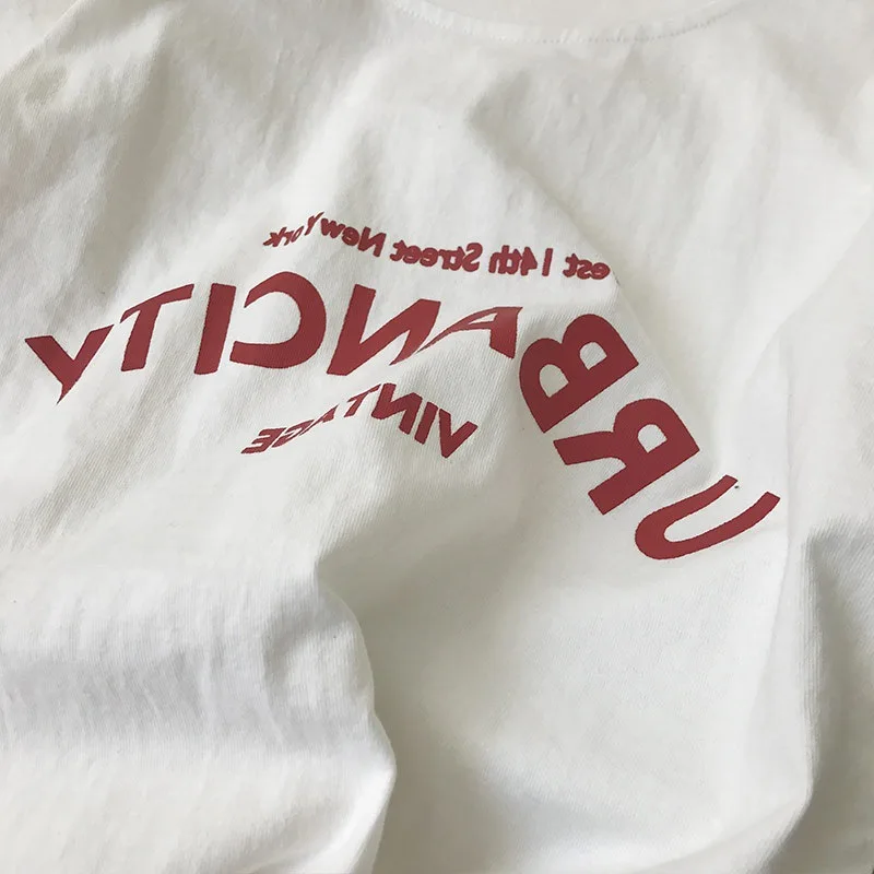 2021 t-shirt Top Marškinėliai Moterims Marškinėlius Vasaros korėjos Nauji trumparankoviai Prarasti Studentų, Moterų Topai Didmeninė WBXW9