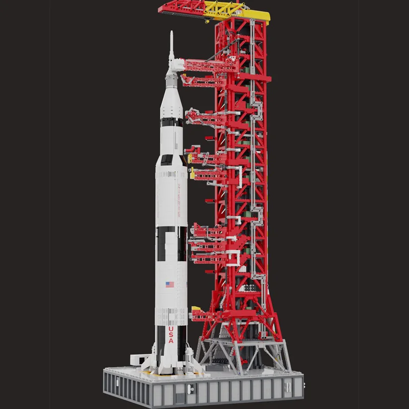 Buildmoc 121CM Didelis Miestas Kosmoso Apollo 