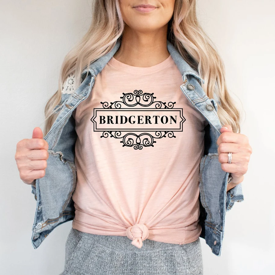 Moterų Bridgerton Marškinėliai TV Šou Bridgerton Įkvėpė Tees Lady Whistledown Anthony Benediktas Colin T-shirt, Derliaus Atsitiktinis Viršūnės