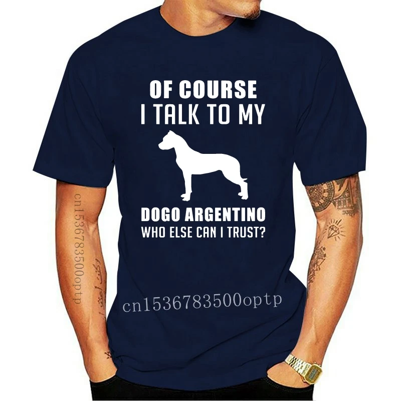 Vyriški Dogo Argentino marškinėliai dizaineris marškinėliai, kietas Prarasti Autentišką Pavasario Normalus marškinėliai