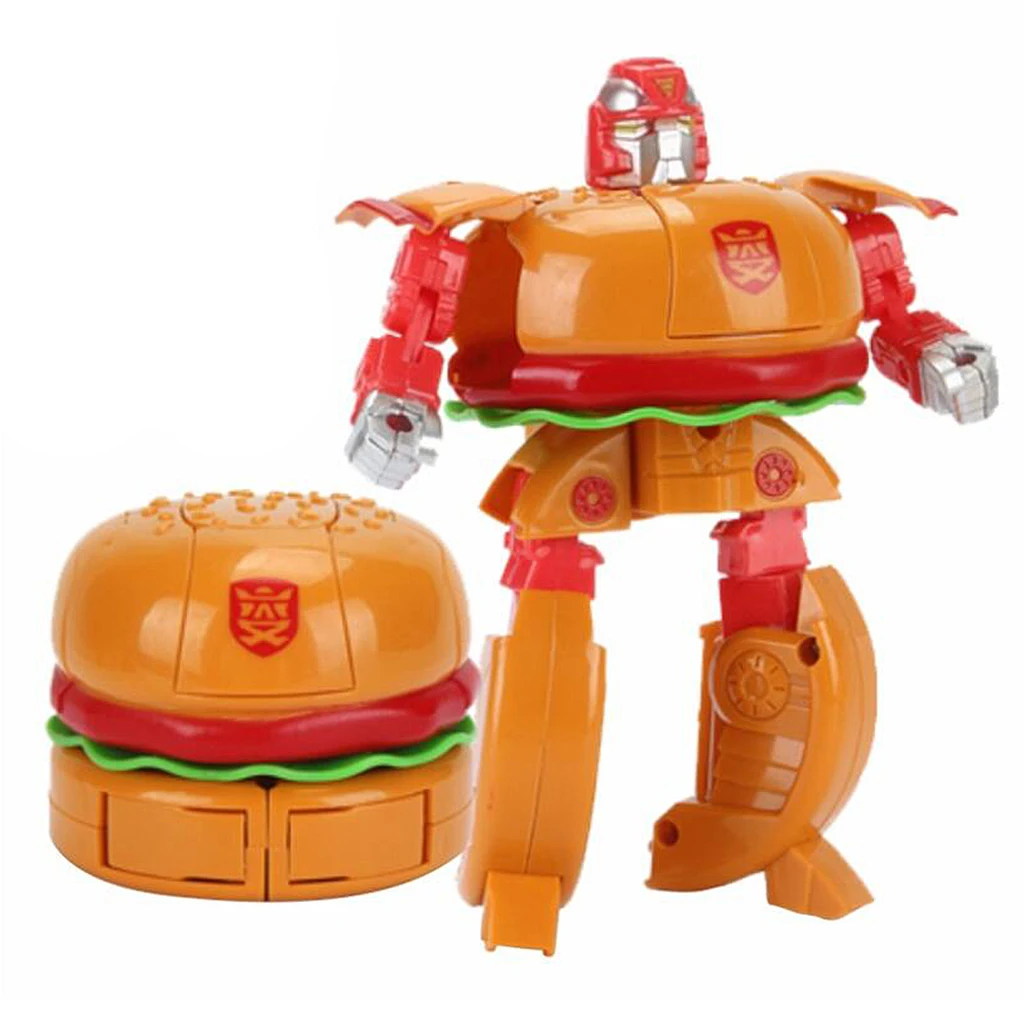 Transformatorius Hamburger Duomenys Modelis Veiksmų Skaičius, Berniukas Robotas Žaislas Vaikams Dovanų
