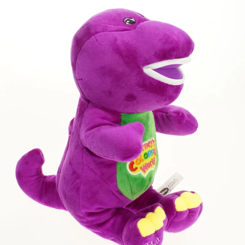 40cm Barney ' aš TAVE MYLIU Pliušinis Lėlės Animacinių filmų Violetinė Dinozaurų Įdaryti Lėlės, Minkšti Dinozaurų Dainavimo Draugais Lėlės, Žaislai, Dovanos Vaikams