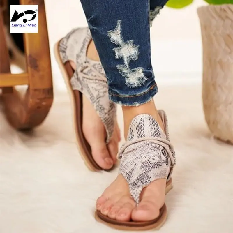 Moterų vasaros sandalai butai batus moteris bohemijos sandalias sapato feminino D013 zapatos de mujer atsitiktinis leopard gyvatė zebra batų