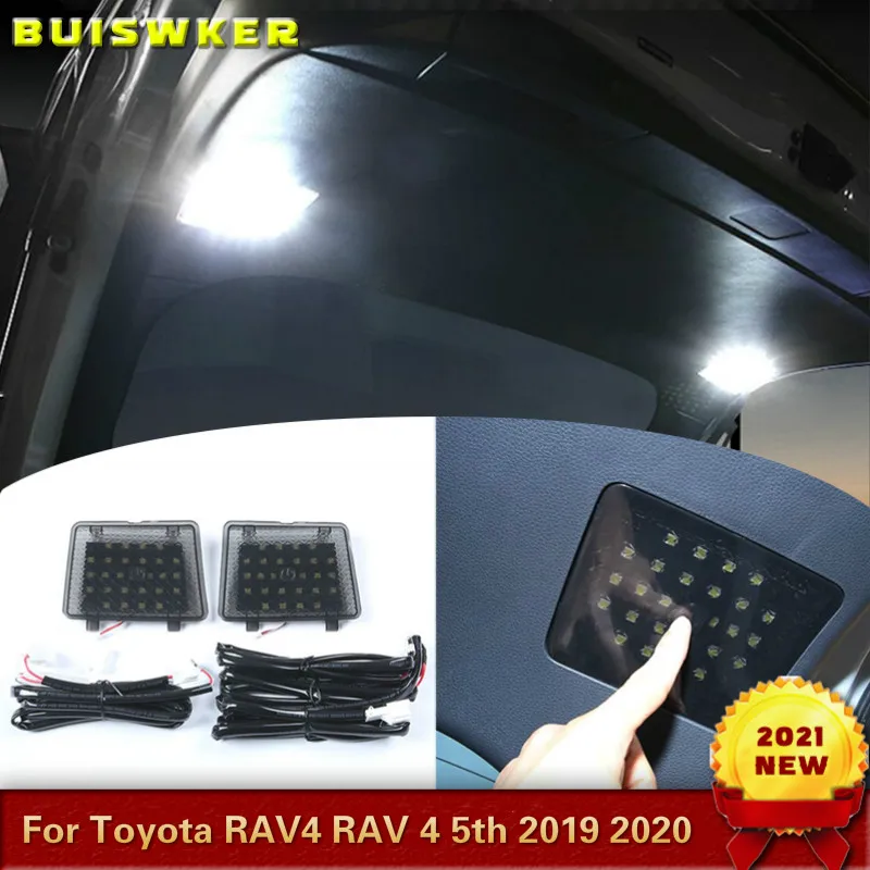 Toyota RAV4 2019 2020 5 LED Automobilių Uodegos Šviesos Kamieno Šviesos Bagažinės Lempos Šviesos Lagaminas