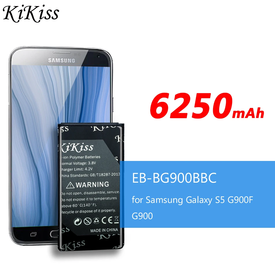 6250mAh Battery EB-BG900BBC Samsung Galaxy S5 SIV G900M G9008V G900S G900F 9006V 9006W 9008W G9006V G9009D EB-BG900BBC /BBU