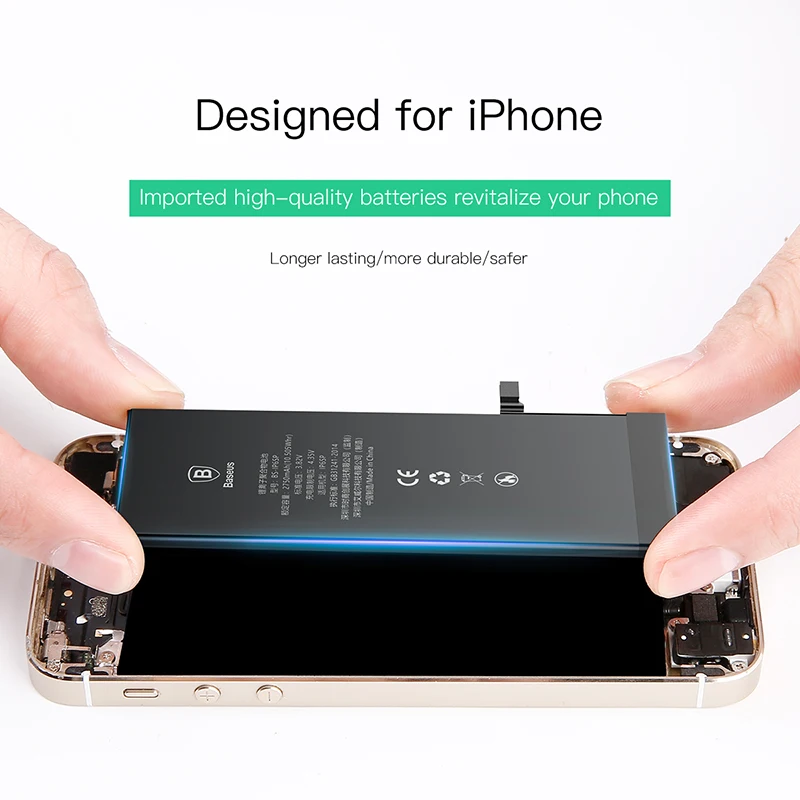 Baseus Telefono Bateriją, Skirta iPhone 5S 7G 8G 6S PLUS 8 