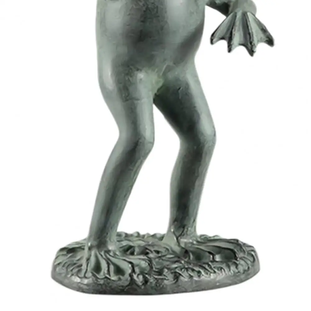 Varlė Skėtis Statula Modelis Multi-naudoti Rankų darbo Dervos Sodas Puikus Kūrinys Varlė Skulptūros Estatue Rodyti Kieme
