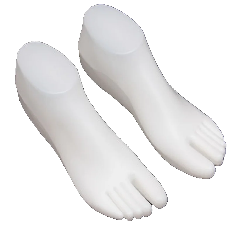 2vnt Balta Koja Manekeno Kojų Lėlės, Manekenai Moterų Kojinės Moterų Pėdų Sox Ekranas Pelėsių Trumpas Gyvulių Kojinės