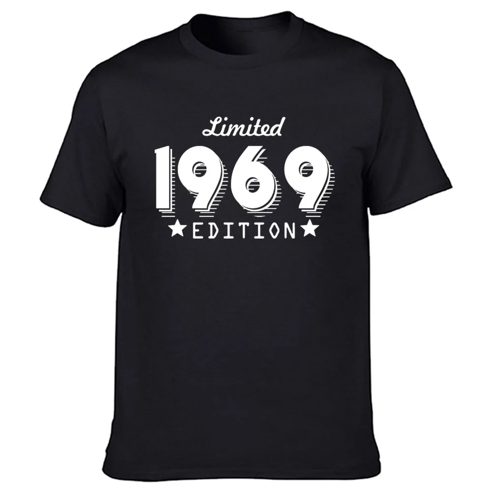 Derliaus Limited Edition 1969 T-Shirt Juokinga, 60 Gimtadienio, Jubiliejaus Dovana, Grafinis Medvilnės trumpomis Rankovėmis O-Kaklo Harajuku T Shirts