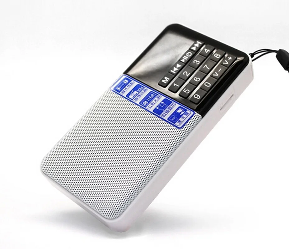 Hi-Ryžių SD-111 Nešiojamų FM radijas USB TF kortelės Mp3 Grotuvas, skaitmeninis garsiakalbis Redner Laisvalaikio Vyresnysis vyras, Vaikščioti Šokiai