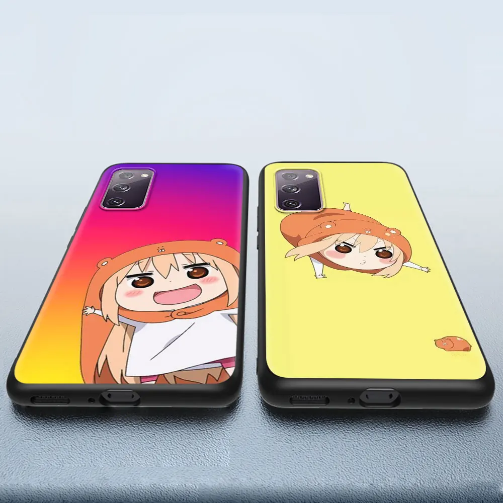 Mielas Umaru chan Anime Pradžia Umaru Telefono dėklas, skirtas Samsung Galaxy Note, 20 Ultra 10 Lite 5G 9 8 S21 Plius Juodo Dangtelio Korpuso Coque