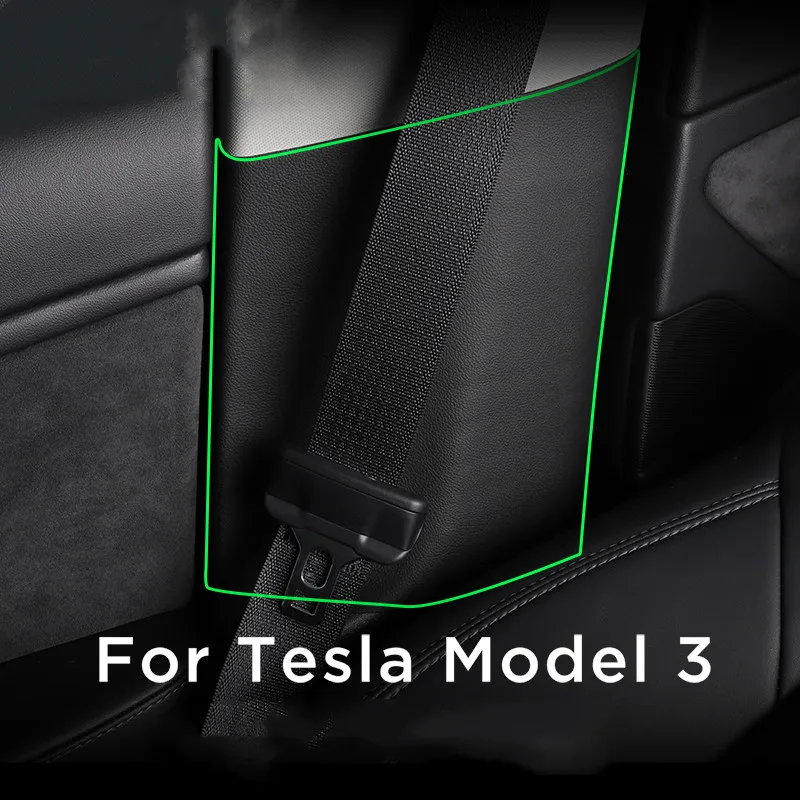 Už Tesla, Tesla Model3 2018 - 2021 saugos Diržas B-ramstis Apsaugos Padas Saugos Anti-scratch Interjeras Modifikacijos, Priedai