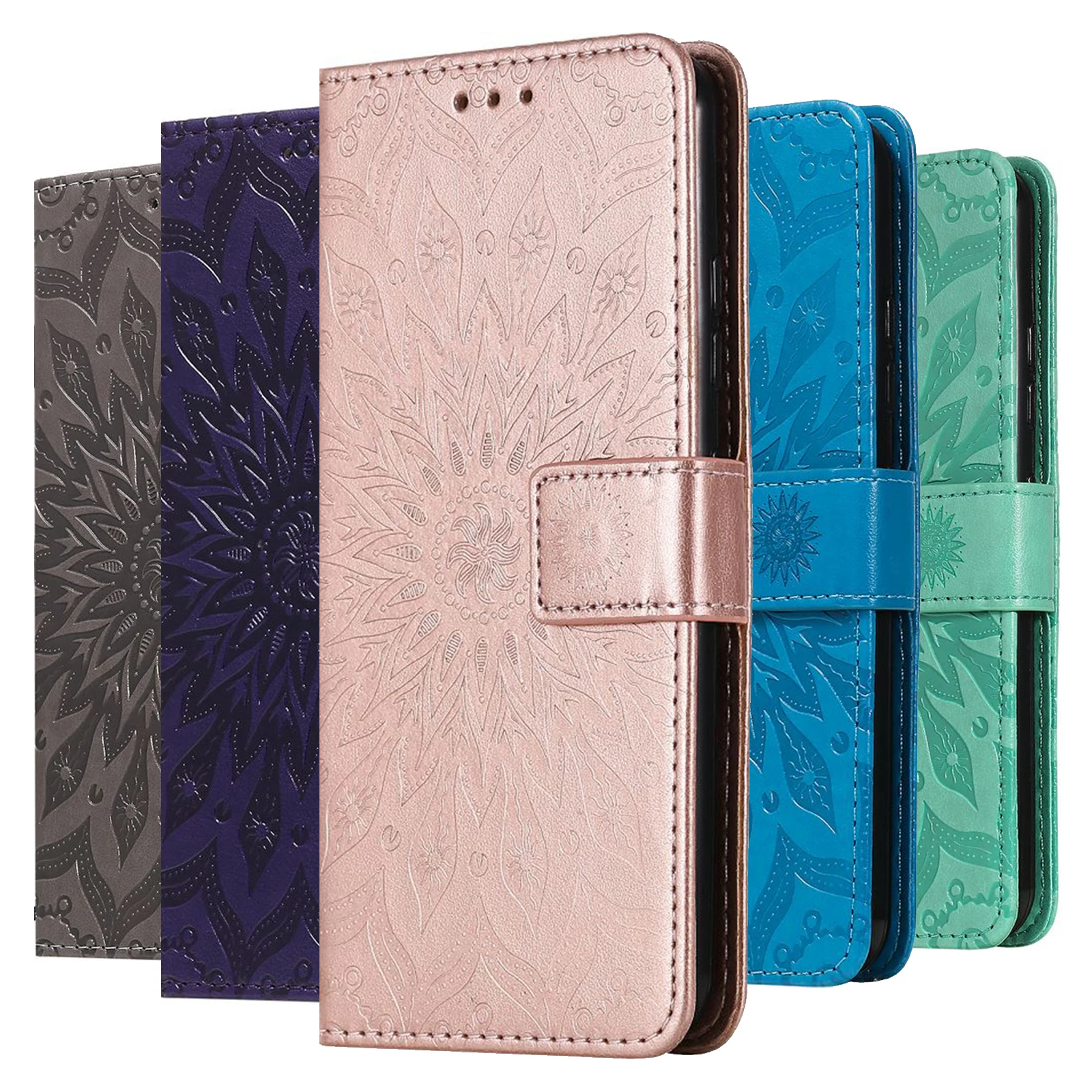 Magnetinio Piniginės Flip Case For Samsung Galaxy S3 S4 S5 mini S6 Krašto S7 S8 S9 S10 Plius S20 Ultra S21 FE Mobilųjį Telefoną Padengti Krepšys