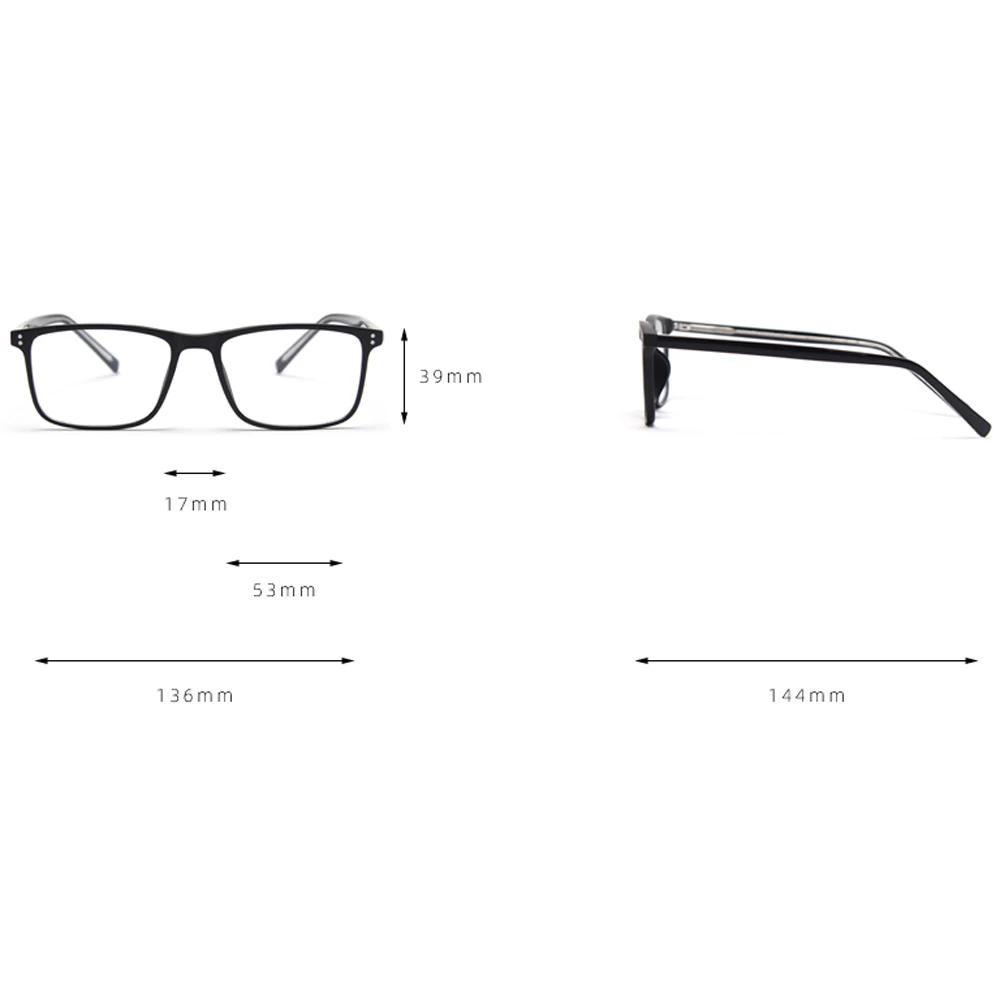 Peekaboo mėlynos šviesos blokavimas akinius vyrams aikštėje TR90 rėmelis optiniai akinių rėmeliai moterų aišku, objektyvų priedai