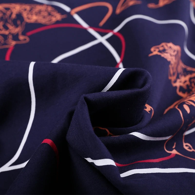 Rudenį didelio dydžio vyriškų rudenį Kinų stiliaus 7XL plius dydis XL apvalia kaklo spausdinti ilgomis rankovėmis marškinėliai atsitiktinis
