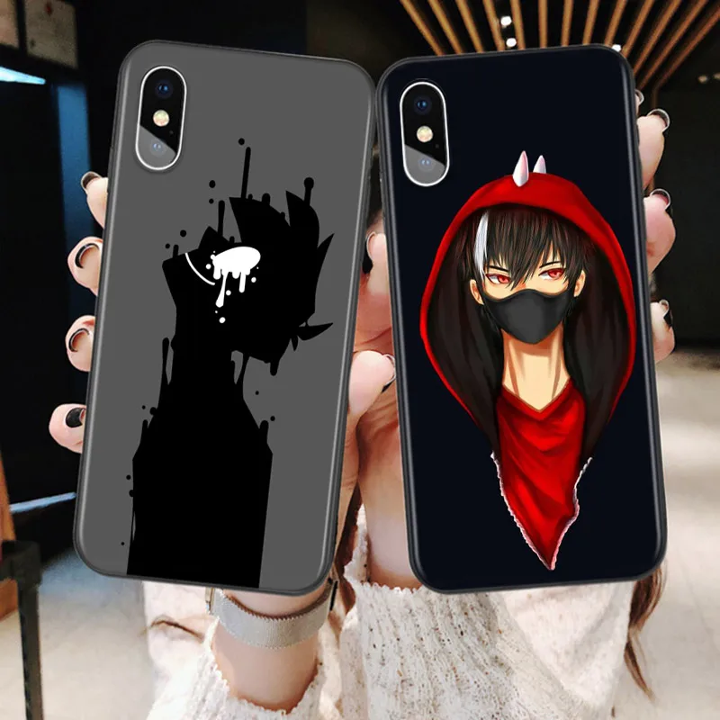 Velnias Blogas Berniukas Anime Silikoninis Dangtelis Apple IPhone 12 Mini Pro 11 XS MAX XR X 8 7 6S 6 Plius 5S SE Telefono dėklas