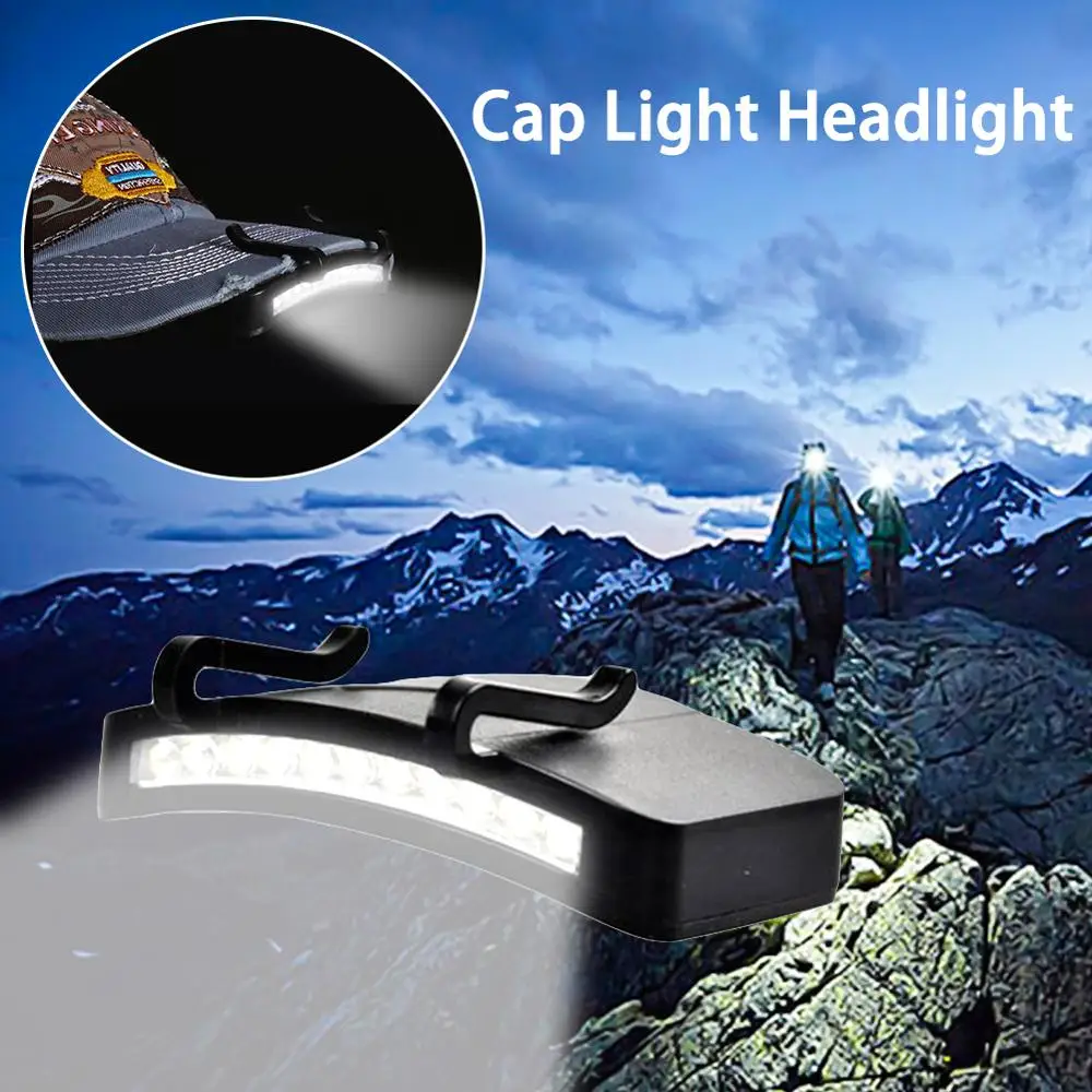 Super Ryškus LED 11 bžūp žibintas priekinis žibintas priekinis Žibintas, galvos Žibintuvėlis galvos Kepurė Hat Šviesos Įrašas apie šviesos Žvejybos žibintas