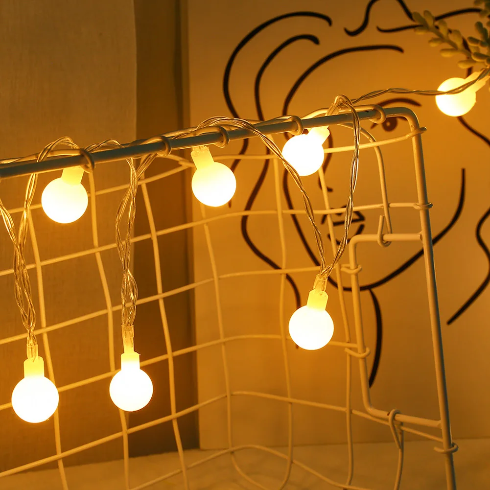 Naujų Lengvųjų String Namuose Šalis Dekoro Apšvietimo 20 LED Maži, Apvalūs Lemputės Formos Šviesos Eilutę Lašas Laivybos
