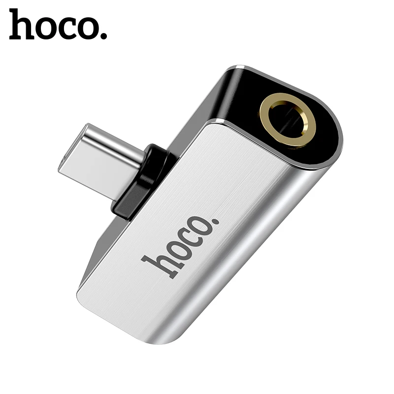 Hoco 2 1 Tipo C 3.5 MM Audio Konverteris Xiaomi Mi 10 9 USB Lizdas, Ausinių Įkrovimo Konverteris Huawei Mate40 30 P40 Pro
