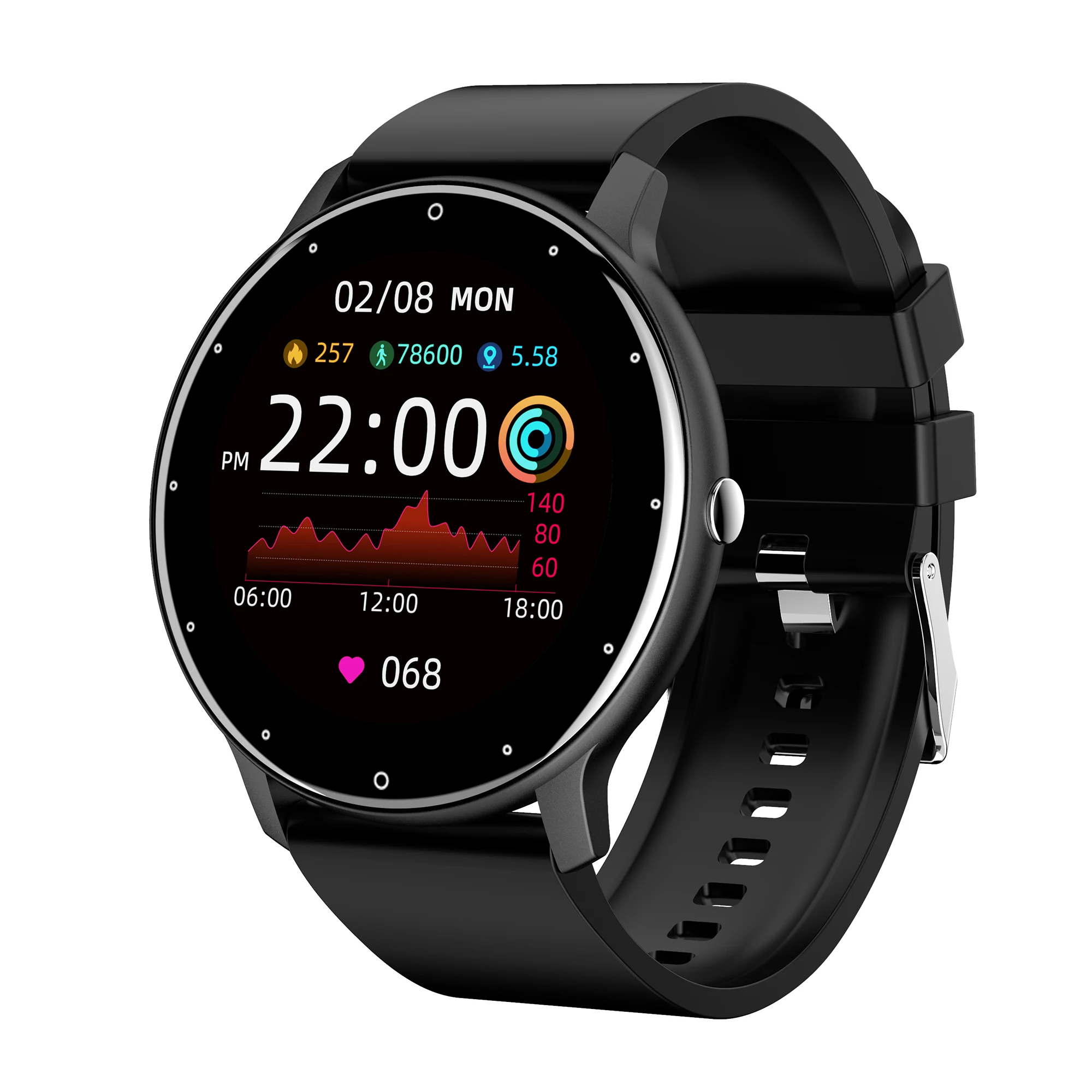 2021 Naujas Smart Watch Vyrai Visiškai Jutiklinį Ekraną Sporto Fitneso Žiūrėti IP67 atsparus Vandeniui Smartwatch 