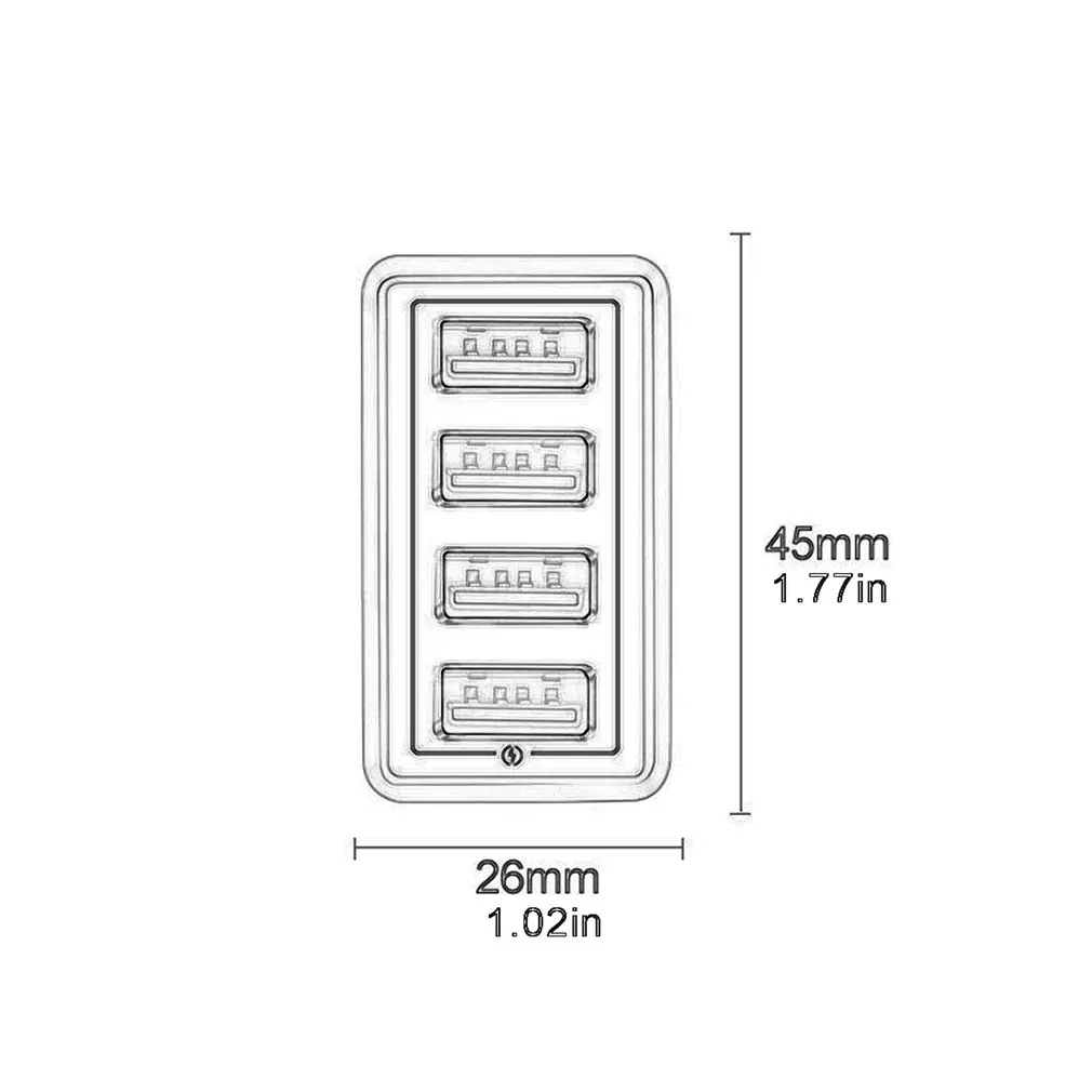 4 USB 3A Mobiliojo Telefono Įkroviklis Greitai, Įkrovimo Nešiojamų Sienos automobilinis Įkroviklis Liepsną Kritimo Atsparumo Tablet
