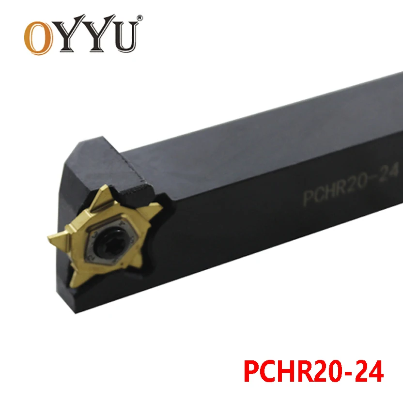 OYYU 20mm PCHR20-24 Staklės, Tekinimo Įrankio Laikiklis Griovelį CNC Cutter Karka PCHR 20 Išorinio Tekinimo staklių Pjovimo Pavėsinė