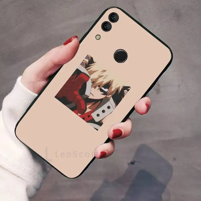 Anime Mano Herojus Telefoną Atveju Huawei Y5 Y6 II Y7 Y9 PREMJERO 2018 2019 NOVA3E P20 PRO P10 Garbę 10
