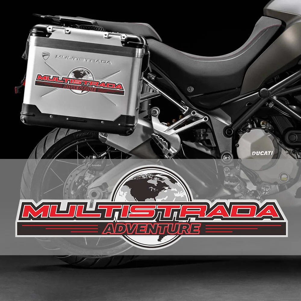 Už Ducati MULTISTRADA 950 1260 S ENDURO Motociklu Lipdukai, Decal Uodegos Viršutinėje Pusėje Panniers Bagažo Aliuminio Dėžutė Atveju 950 1260