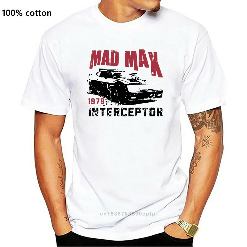 Vyrų Marškinėliai T Shirt Mad Max Interceptor 1979 m. derliaus pilka tshirts Moterys T-Shirt