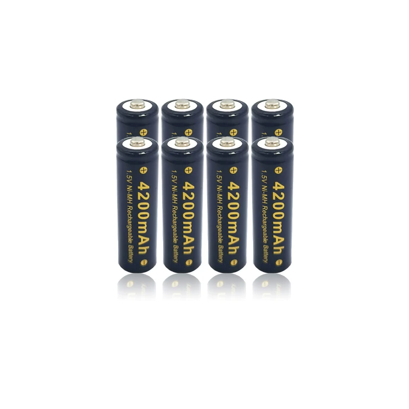 1,5 V Naujus AA 4200mAh įkrovimo baterija (akumuliatorius 4200mAh 1,5 V Šarminės Įkrovimo batery led šviesos žaislas mp3 +Nemokamas pristatymas