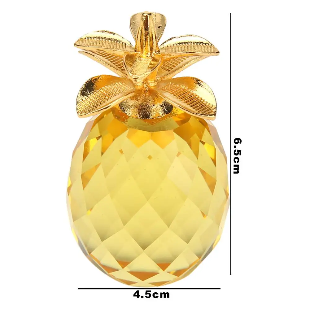 Skaidrūs Kibirėliai Kristalų Ananasų Formos Deimantų Ornamentas 
