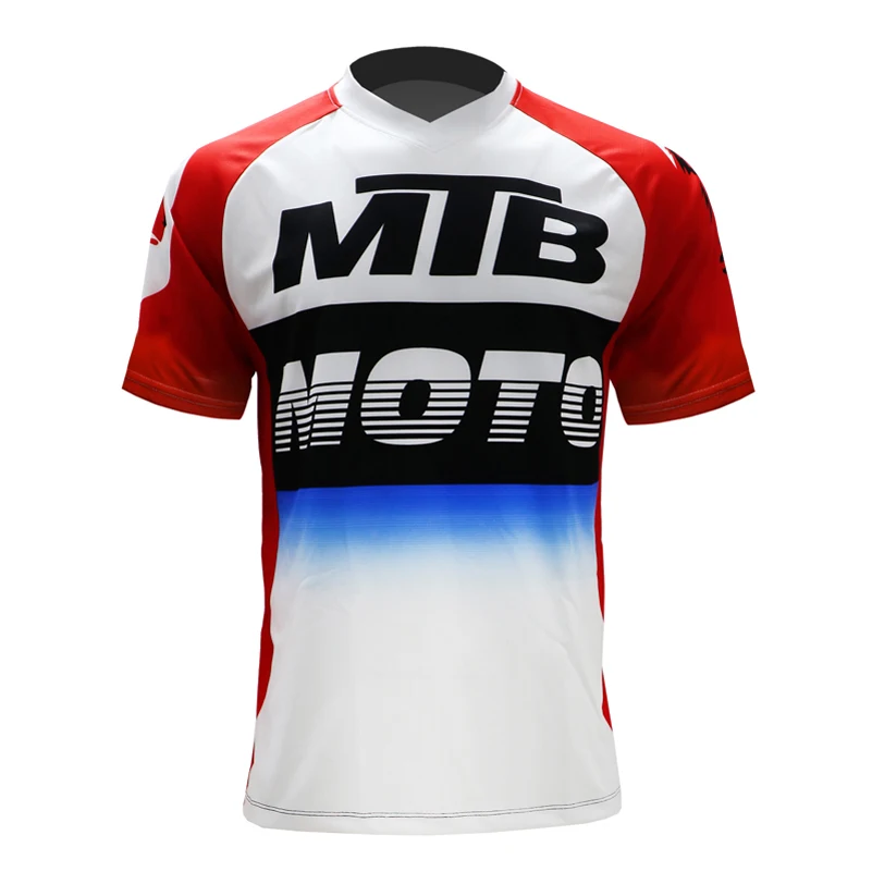 BMX jersey enduro 2021 kalnų dviračių trumpas rankovės kalnų jersey motociklo viršūnes motociklų aprangos mtb enduro motokroso