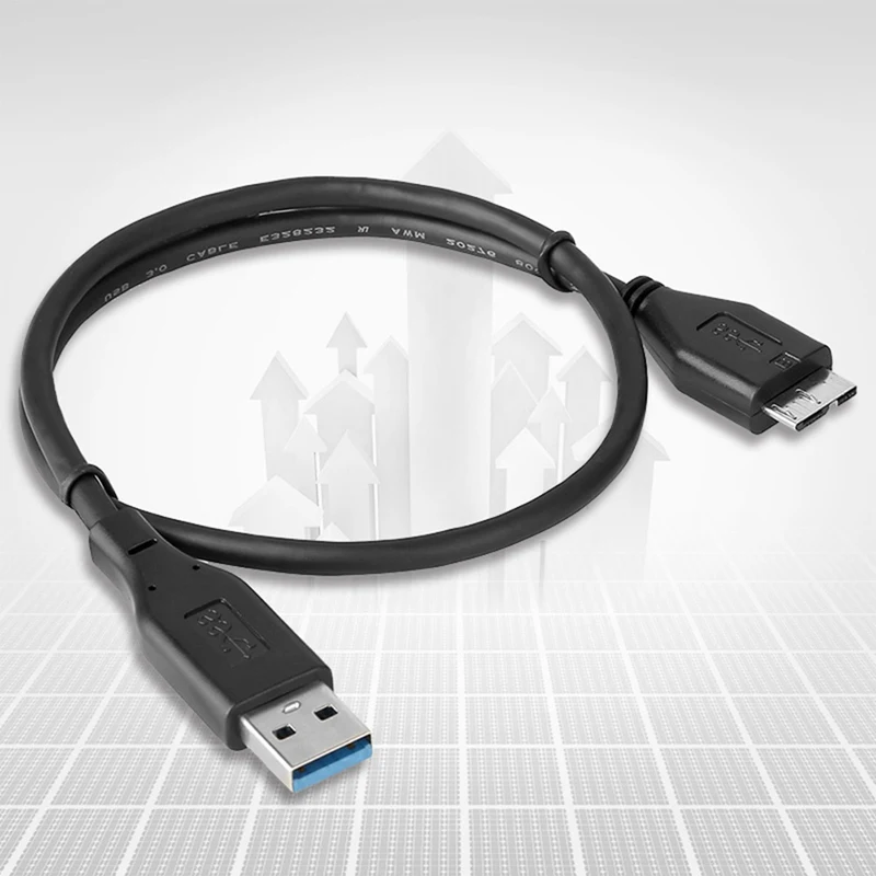 USB 3.0 Duomenų Kabelis Vyrų Konverteris Išorinį Kietąjį Diską Diskas HDD Didelės Spartos USB3.0 AM MICRO B Male Kabelio su Adapteriu Skaičiuoklė