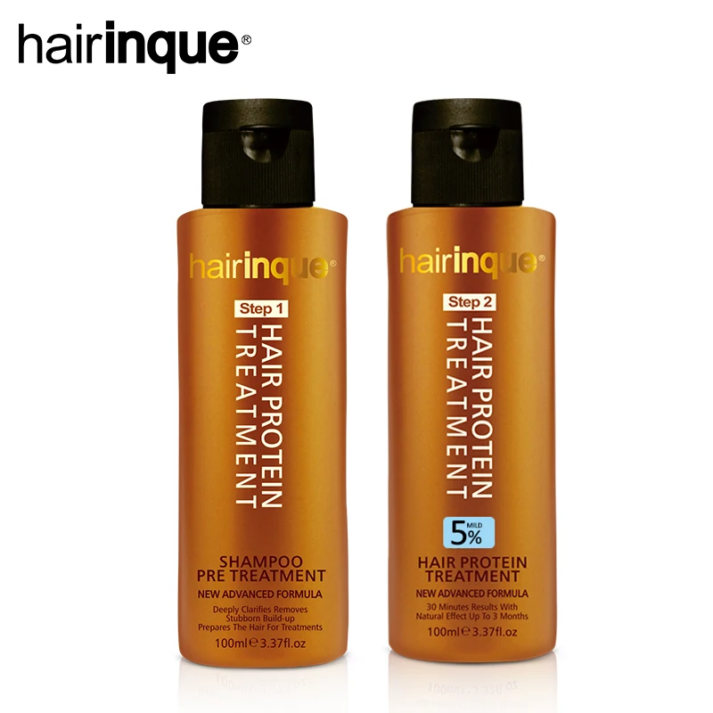 HAIRINQUE 5% brazilijos keratyny gydymas, šampūnas prieš keratino plaukų gydymas nustatyti, kad plaukų tiesinimo ir išlyginimas