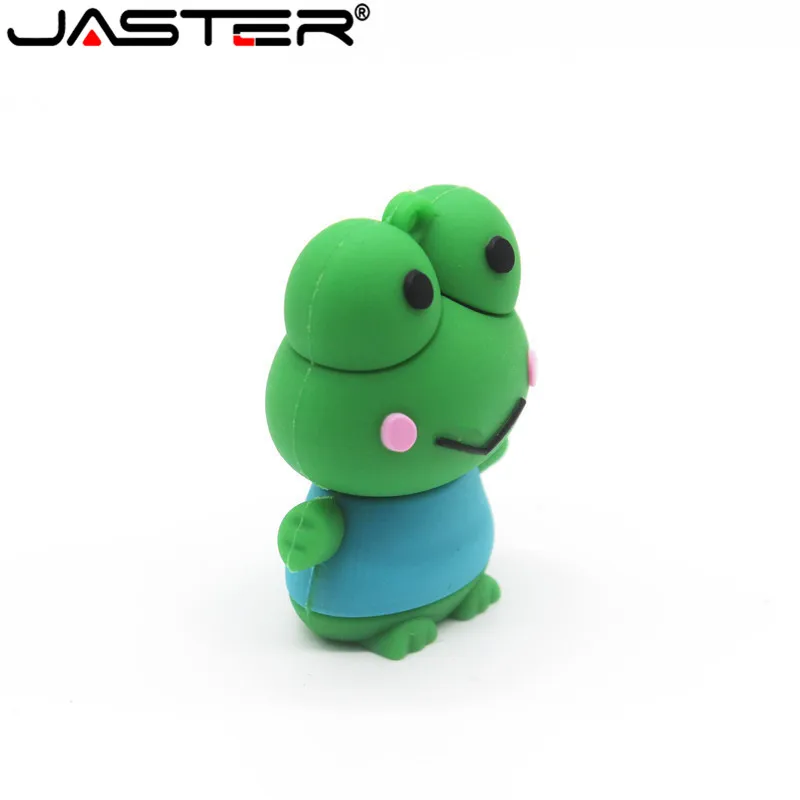 JASTER animacinių filmų mielas varlė modelis usb2.0 4GB 8GB 16GB 32GB 64GB pen drive USB 