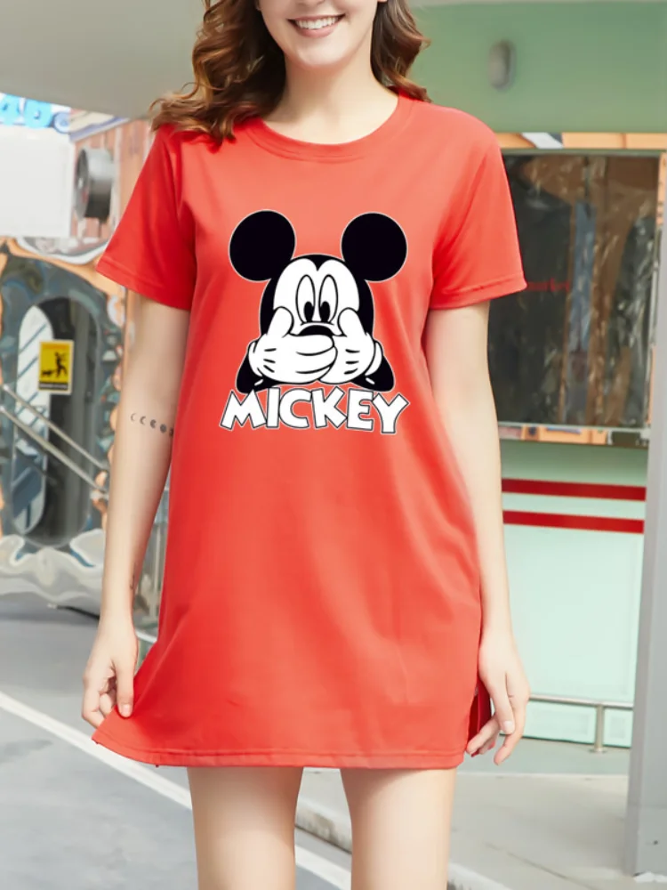 Mickey, Apimantis Jo Burnos Kawaii Anime Marškinėliai Moterims Atsitiktinis Harajuku Tee Negabaritinių Moterų Ilgi Marškinėliai Vasaros 2021 Moteris Viršūnės