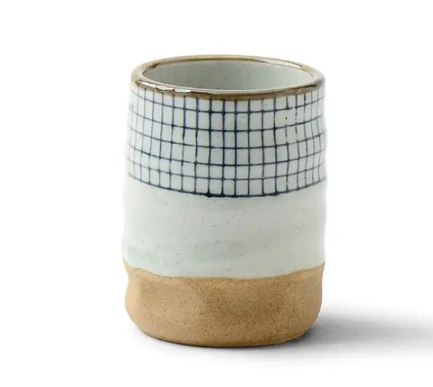Keramikos sriuba taurės rupi keramikos rankomis dažyti ažūriniai modelis teacup originalumas Kavos puodelio vyno taures
