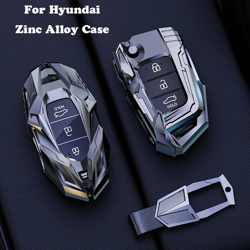 Aukštos kokybės Metalo Automobilio Raktas Atveju Klavišą Padengti Hyundai i30 Ix35 KONA Encino Solaris Azera Didybė Ig Akcentas Santa Fe Palisadas