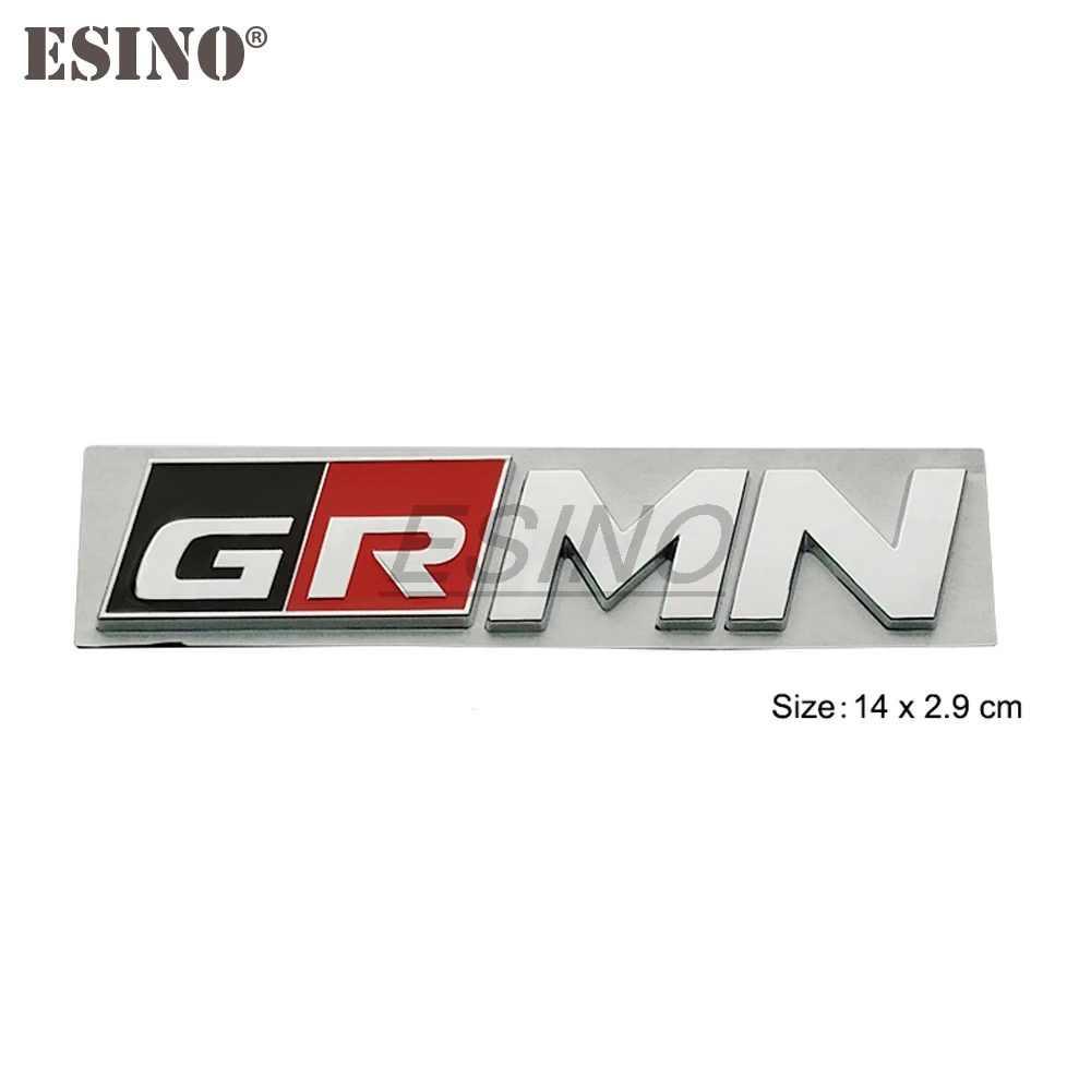 Automobilio Stilius Gazoo Racing GR GR MN 3D Automobilių Cinko Lydinys Ženklelis Adhensive Metalo Emblema Decal Toyota Supra AE86 GT86