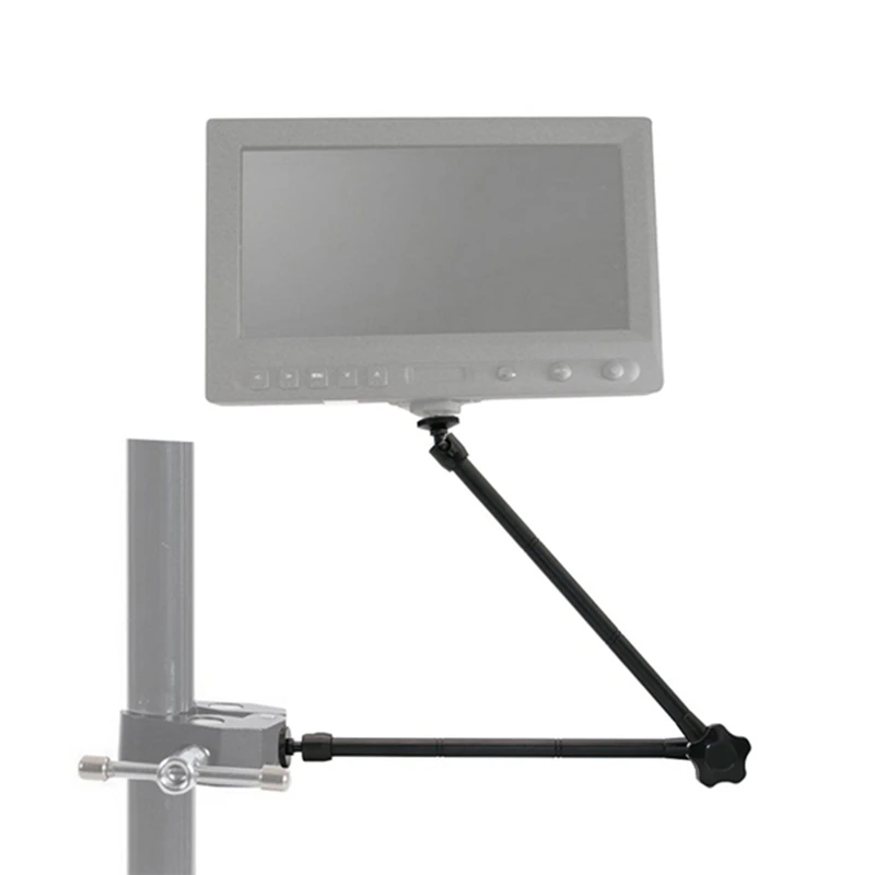 HOT-20Inch Reguliuojamas Išsakant Trinties Magic Arm su Karšto Batų Kalno LED Šviesos DSLR Įrenginys LCD Monitorius