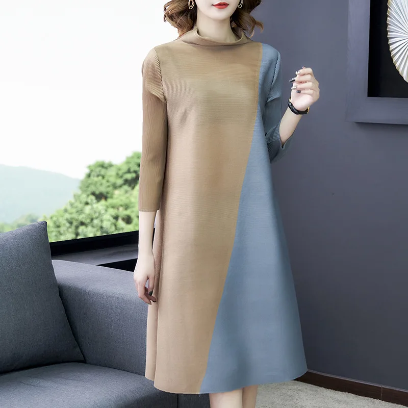 SuperAen Naujas Moterų Suknelė 2021 korėjos Stiliaus-line Suknelė Vintage Kratinys Nukentėjo Spalvos Suknelė Moterims