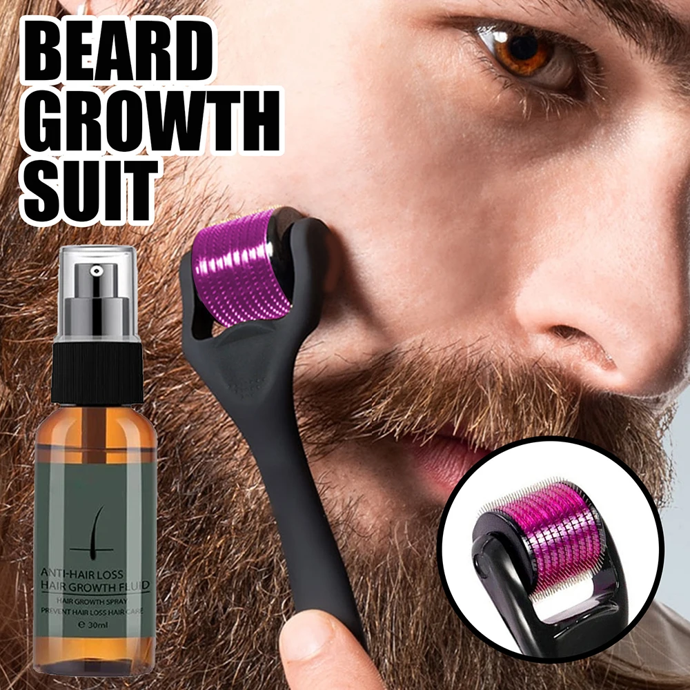 Natūralus Vyrų Barzdos Augimo Esmė Spray Plaukų Slinkimas Gydymo Kondicionierius, Sutvarkyta Greitai Barzda Stipriklis Priežiūra