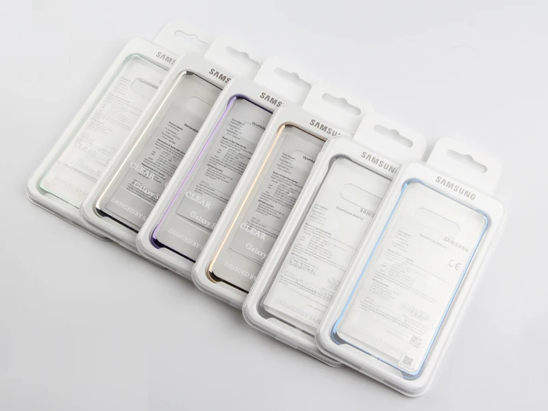 Naujas Originalus Samsung S10 Skaidrus Atveju Galaxy S10 Plius S10 S10E S10 + Atveju Aišku, Implantavimas Kietajame KOMPIUTERIO Apsauginis Dangtelis