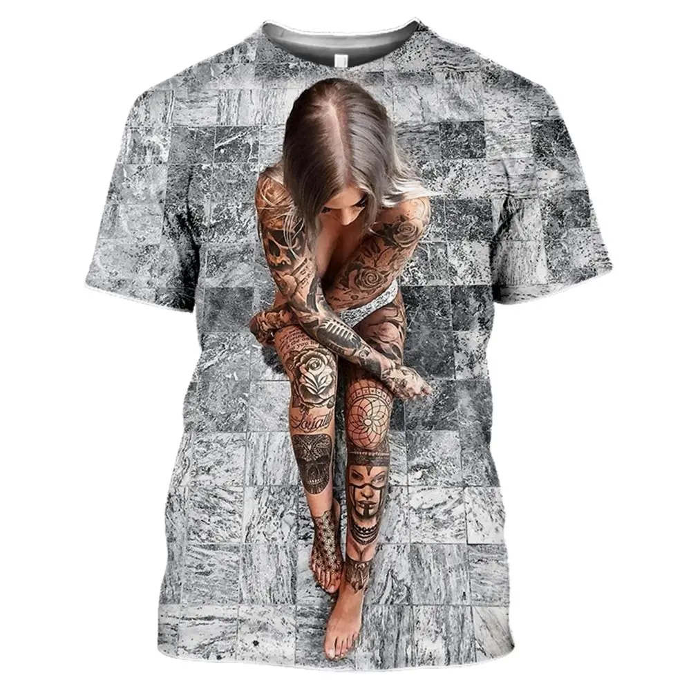Unisex 3D Atspausdintas Marškinėliai Vyrams, Moterims Seksualus Deivė Harajuku T Marškinėliai Vyrams Mados Atsitiktinis Streetwear Hip-Hop ' O-kaklo Marškinėliai Drabužių