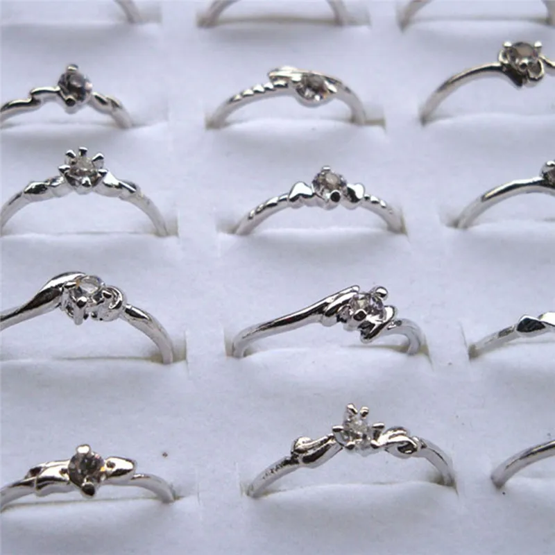 Madinga Krištolo Dizaino Sužadėtuvių Žiedai Moterims Originalus Fine Jewelry Kubinis Cirkonis Vestuvių Papuošalai Šalis